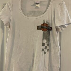 Harley-Davidson Cream Tee with Tag